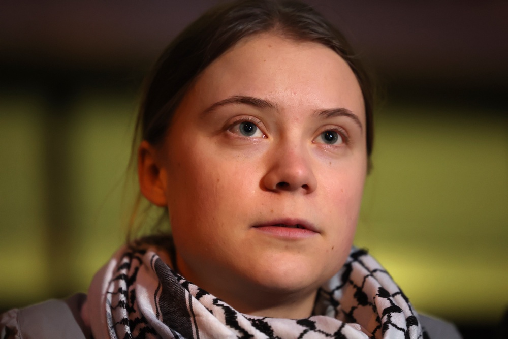 Watch: Greta Thunberg and co-defendants speak outside court after first ...