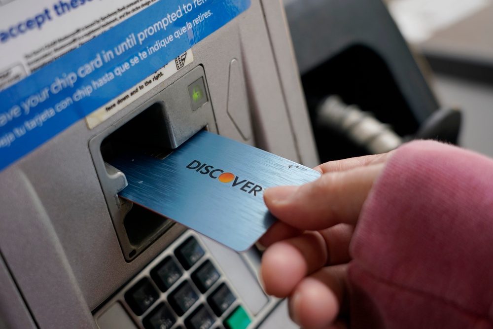The Discover it Secured credit card offers 2 percent cash back on gas and restaurant purchases (Copyright 2021. The Associated Press. All rights reserved)
