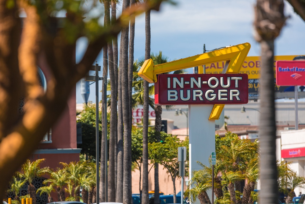 The In-N-Out Burger chain is a fast-food favourite (Getty Images)