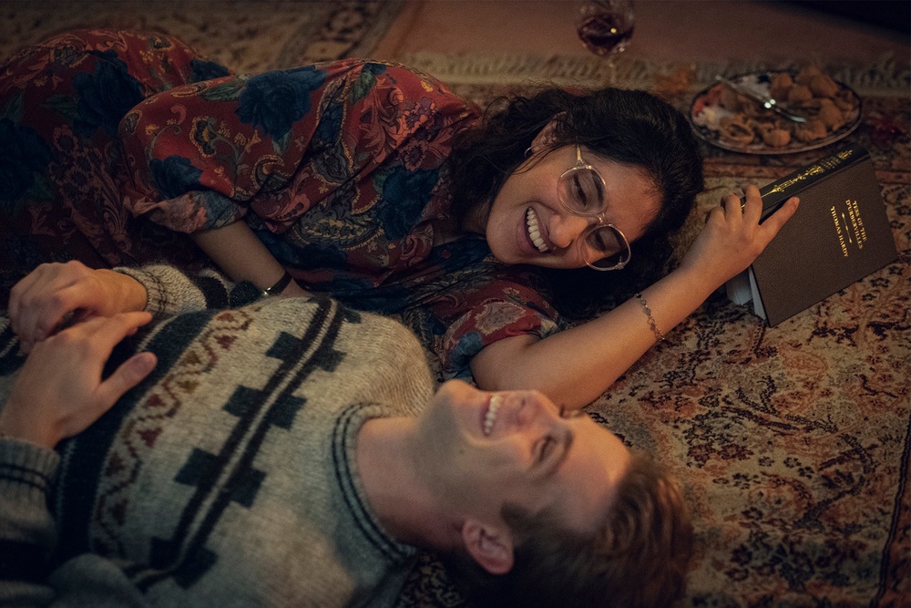 Leo Woodall and Ambika Mod starred in the Netflix adaptation of One Day (Ludovic Robert/Netflix)