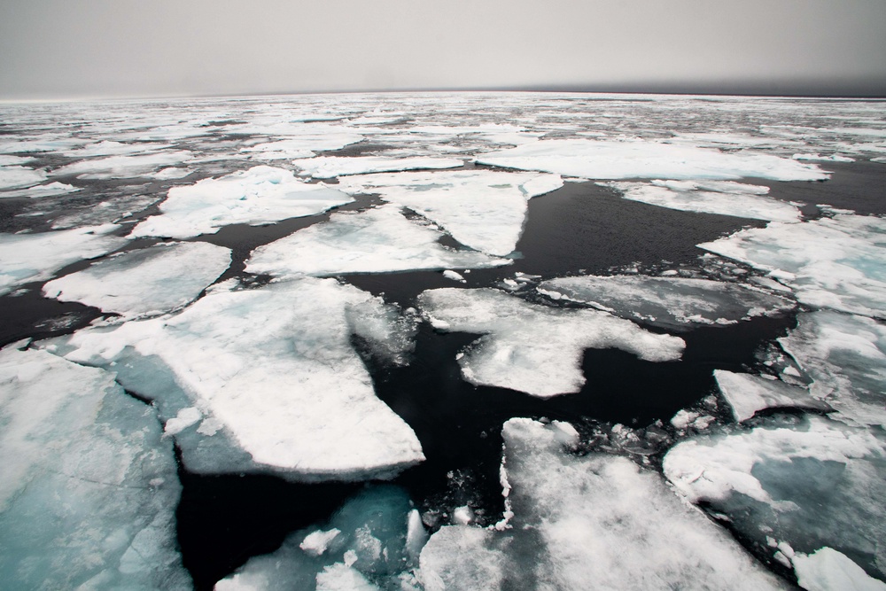 Broken Arctic sea ice (PA)