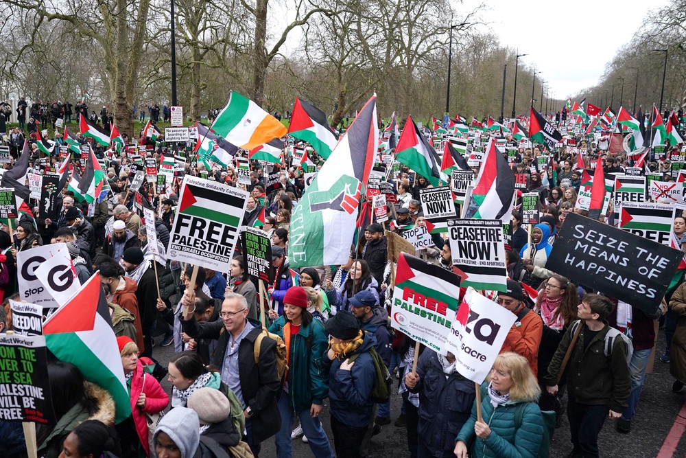 Pro-Palestine marches mean ‘Jews can’t go out in street’, says counter