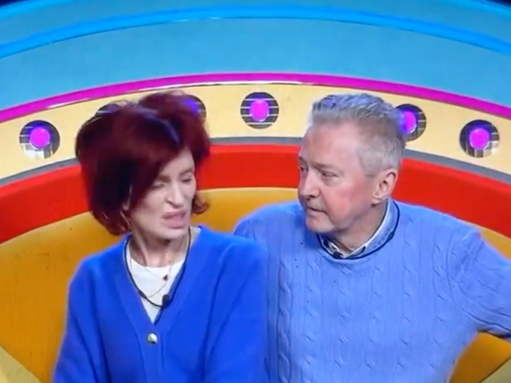 Walsh with Sharon Osbourne on Celebrity Big Brother (ITV)