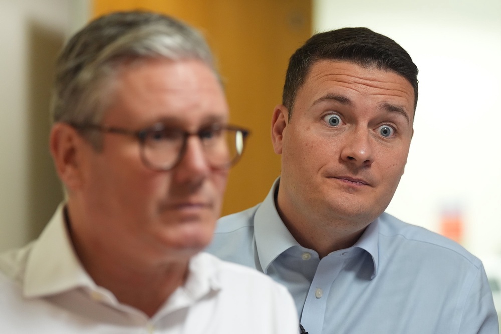 As Starmer’s popularity plummets, Streeting may yet emerge as the most ideologically aligned heir to the keys to No 10 (Jacob King/PA)