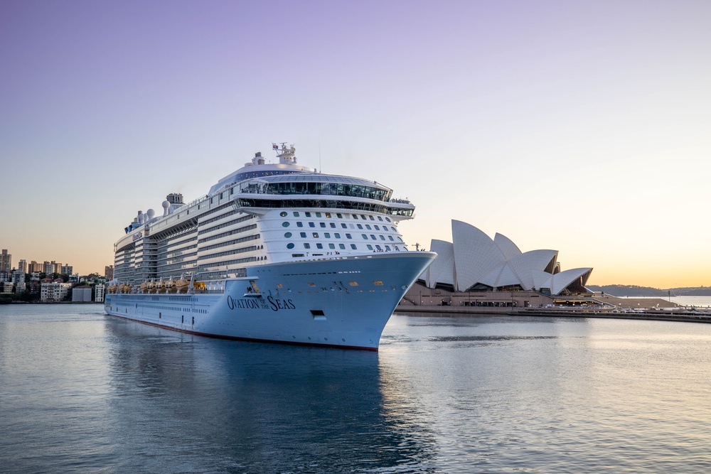 Ovation of the Seas will offer four-night trips to Airlie Beach, plus three- to eight-night cruises around Australia and nearby destinations (Royal Caribbean)