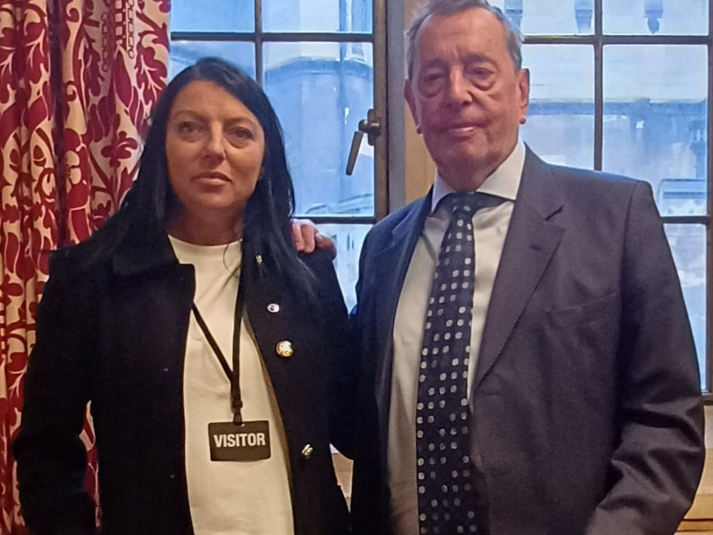 Pastor Clara White and Lord David Blunkett, who has said he regrets bringing in IPP sentences under Tony Blair (White family)