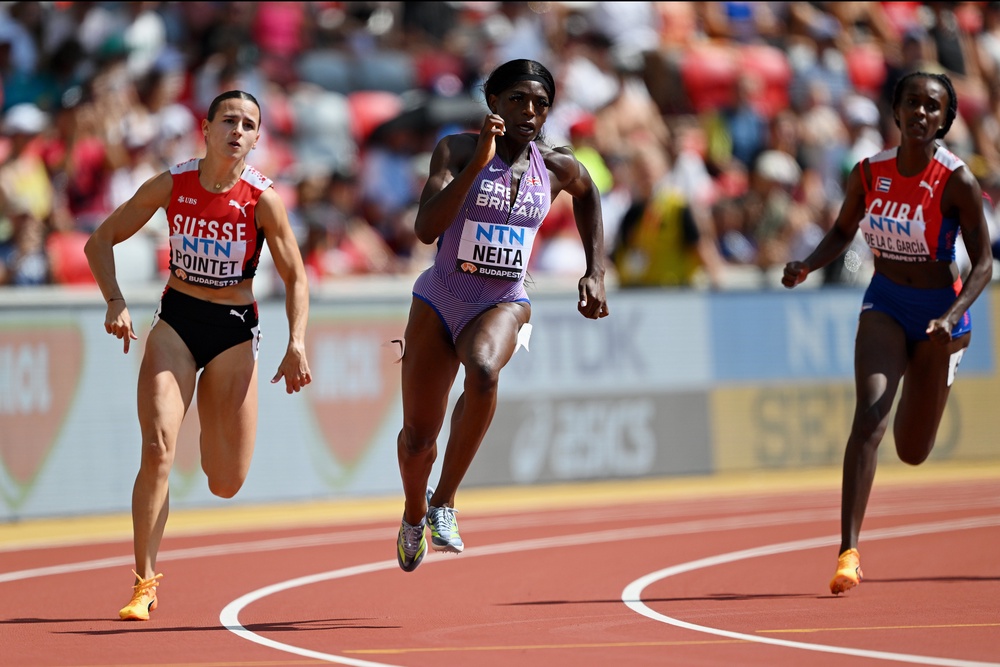 Team GB sprinter Daryll Neita ‘aiming for individual medals’ at Paris 2024