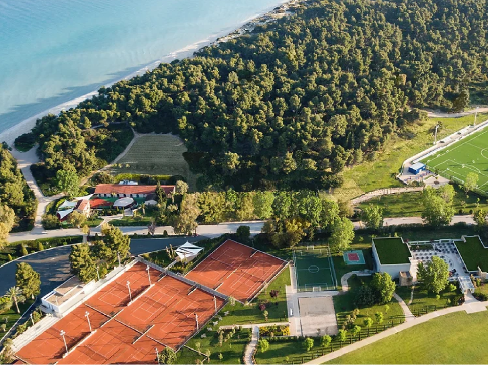 This resort aims to create champions using techniques inspired by Rafa Nadal (Sani Resort)