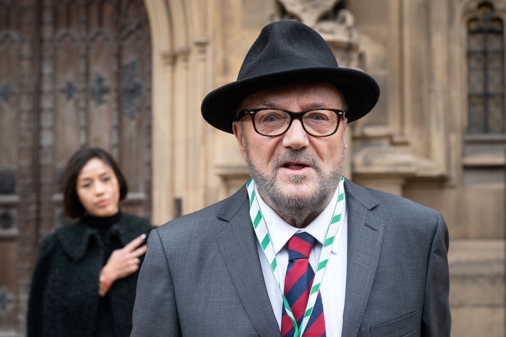 Leader of the Workers Party of Britain, George Galloway, is also running in the by-election this week. (PA Wire)