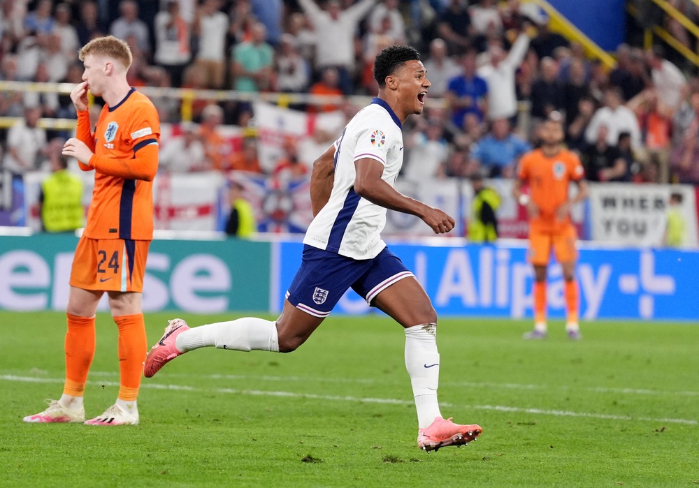 England’s Ollie Watkins scored a memorable winner as England beat the Netherlands at Euro 2024 (PA)