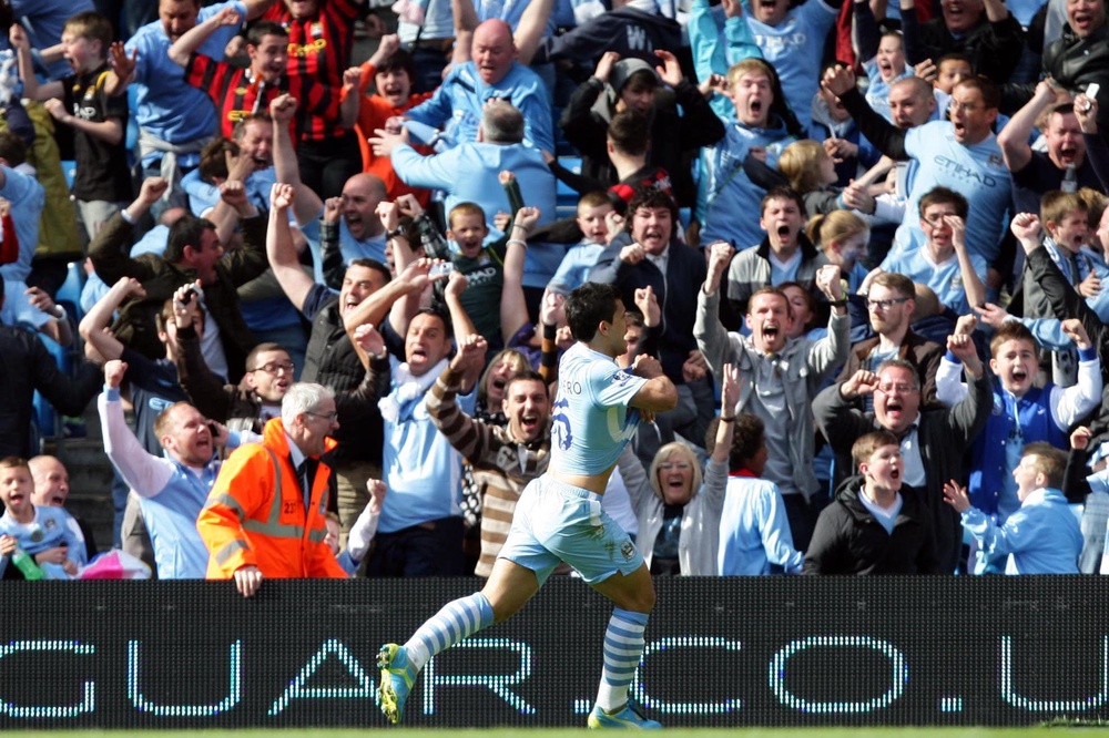 Sergio Aguero’s goal against QPR won Man City the Premier league title in dramatic fashion in 2012 (PA Archive)