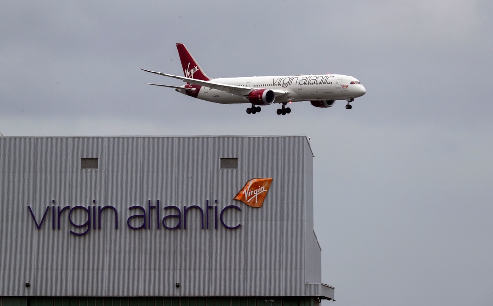 A Virgin Atlantic plane coming in to land at Heathrow Airport (Steve Parsons/PA Wire)