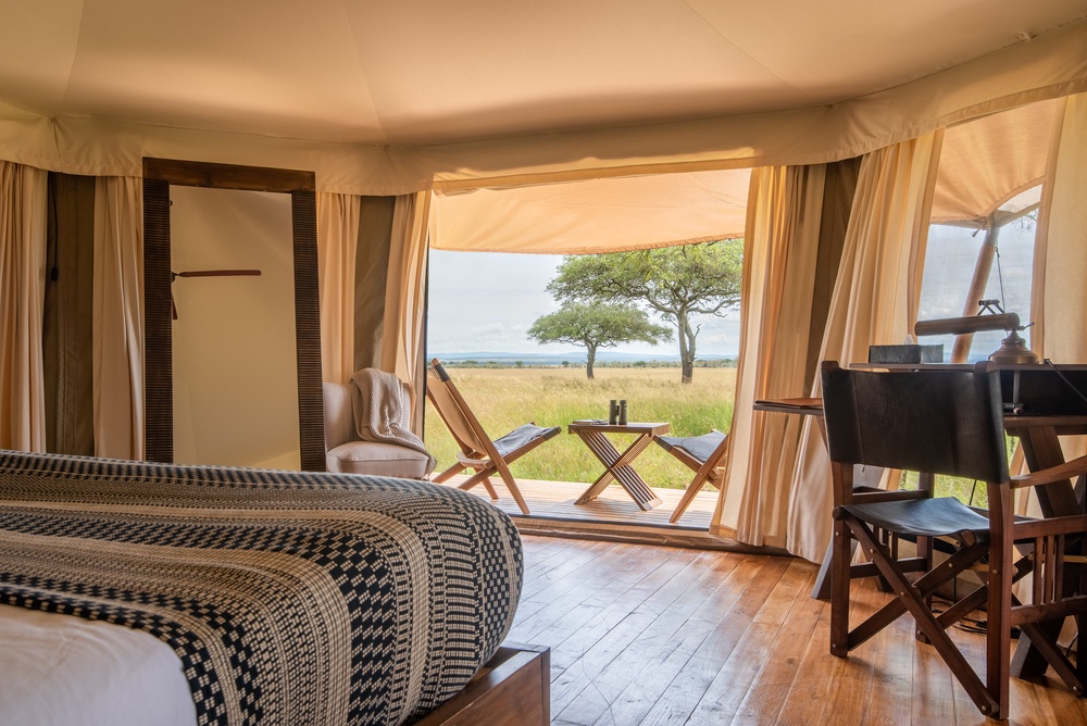 Balance creature comforts with wild game rides at Tanzania’s Cherero Camp (Cherero Camp)