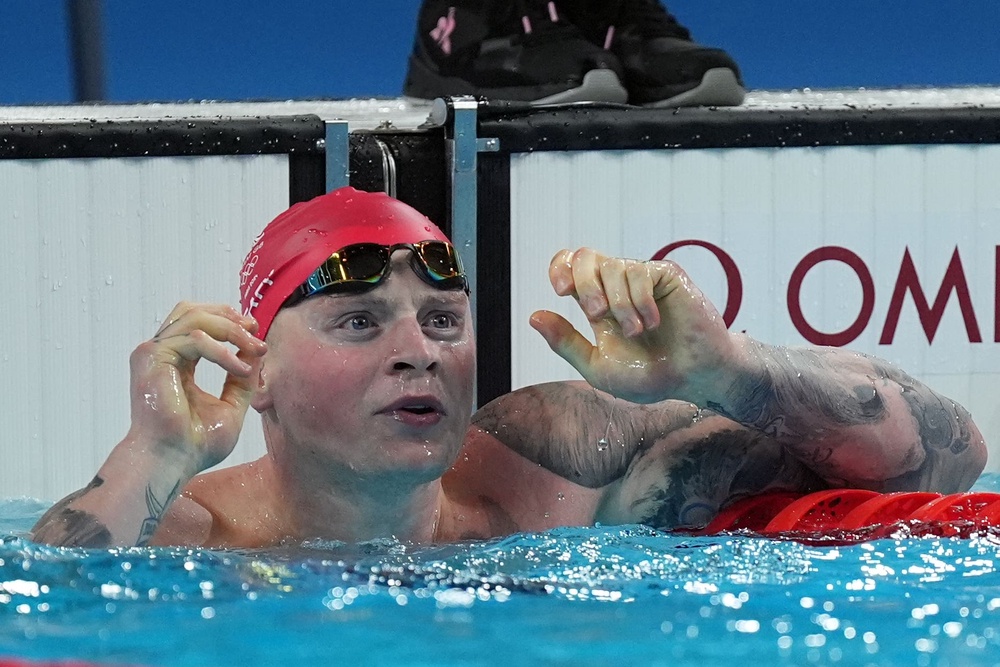 Adam Ramsay-Peaty was denied by the barest of margins in the final of the men’s 100 metres breaststroke at the Paris Olympics (PA Wire)
