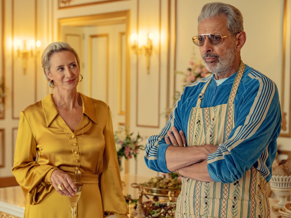 Mythological dark comedy Kaos, the mythological dark comedy starring Jeff Goldblum as Zeus, was cancelled in 2024 only weeks after its debut (Justin Downing/Netflix)