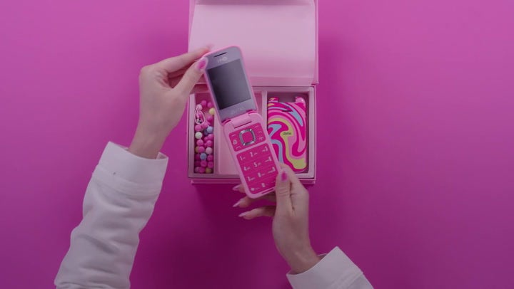 First Look New Barbie Inspired Flip Phone Released By Hmd