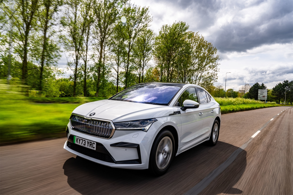 The Skoda Enyaq is proving popular on the used market with prices up 10.5 per cent year-on-year (Skoda)