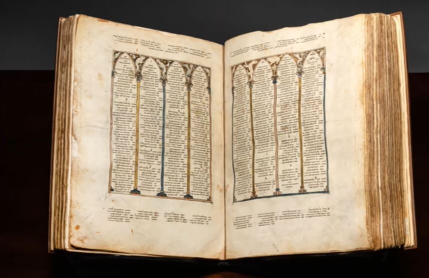 Spanish Rabbis Rare 14th century Hebrew Bible written by Spanish rabbi sells for £5.3m