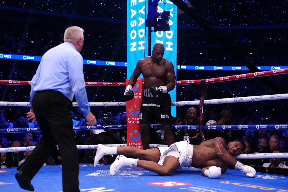 Dubois knocked out Anthony Joshua in 2024 to retain the IBF heavyweight title (PA Wire)