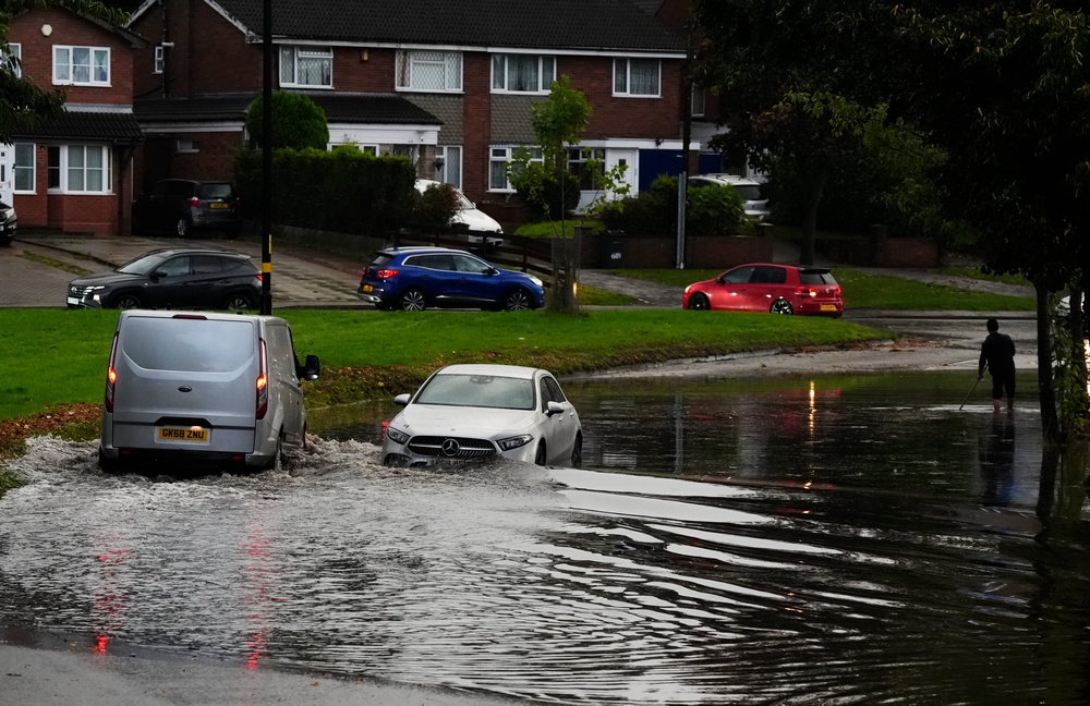 The forecaster has warned of potential flash flooding after weeks of dry weather (PA)
