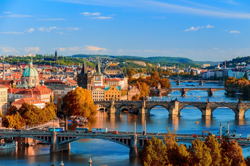 Enjoy exploring Prague’s many bridges (Getty Images/iStockphoto)