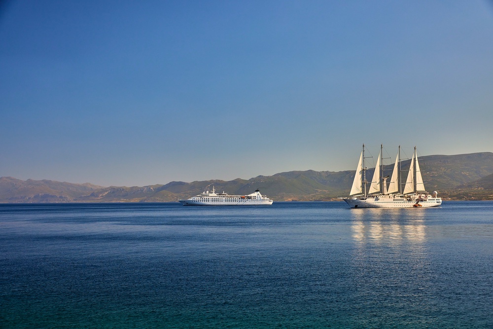 A smaller cruise ship can take you to less-explored islands (Windstar)