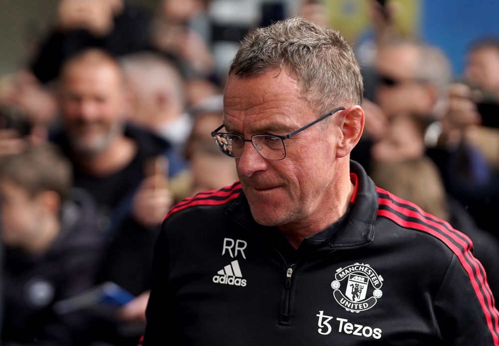 Ralf Rangnick endured a miserable time at Manchester United (PA Archive)