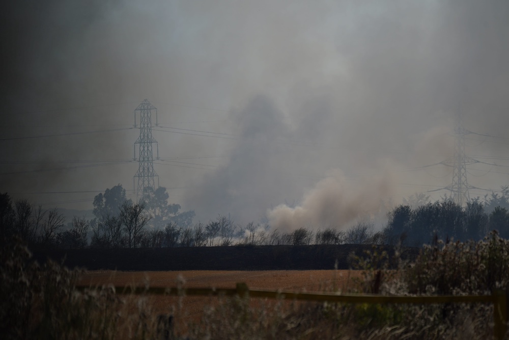 Heatwaves in the UK in 2022 caused wildfires (Yui Mok/PA) (PA Archive)