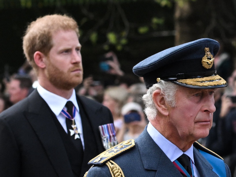 The stay will signal an improving relationship between Prince Harry and King Charles (AFP/Getty)