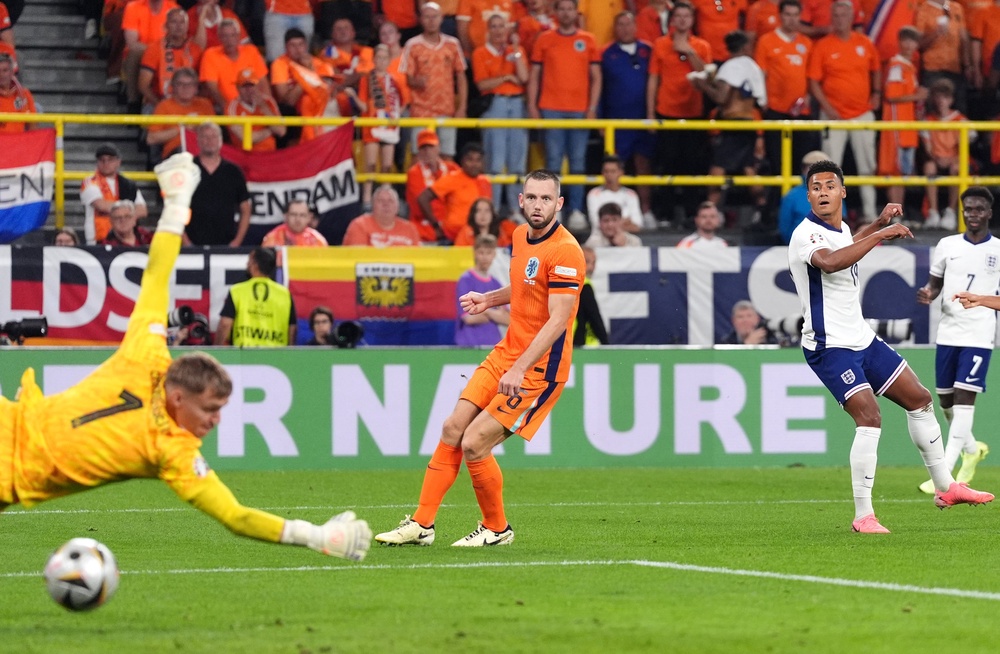 Ollie Watkins sent England to the Euro 2024 final with his late winner against the Netherlands (Bradley Collyer/PA)