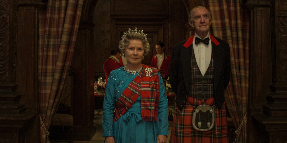 Imelda Staunton and Jonathan Pryce in ‘The Crown’ (PA)