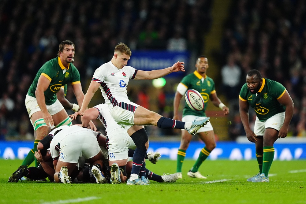 Jack van Poortvliet starts at scrum-half for England (PA Wire)