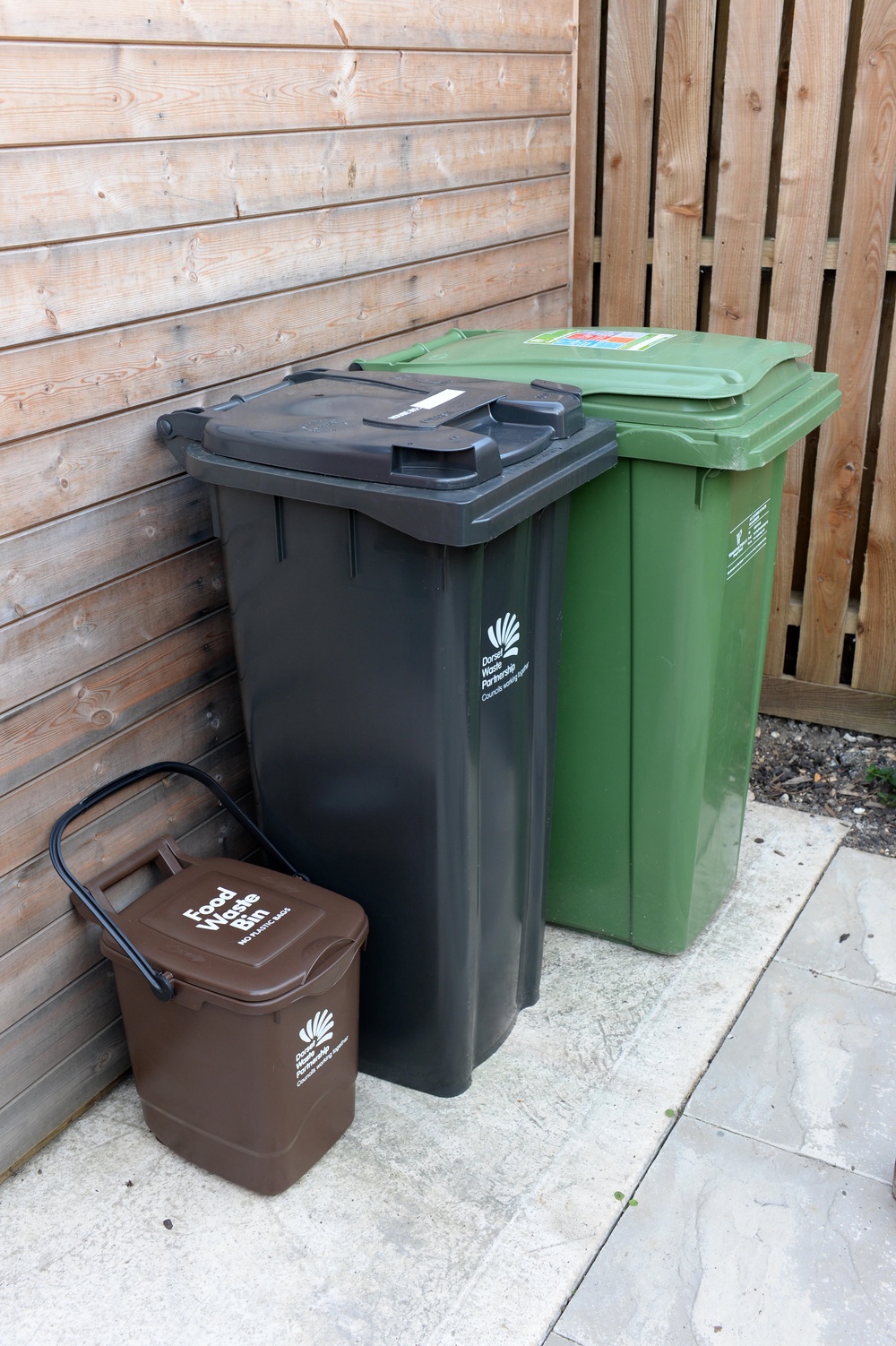 Starting from Tuesday, households will now separate their waste into a maximum of four different bins for waste collectors to pick up – one for food and garden waste, one for paper and card, one for dry recyclables (such as glass, metal and plastics) and one for general non-recyclable rubbish