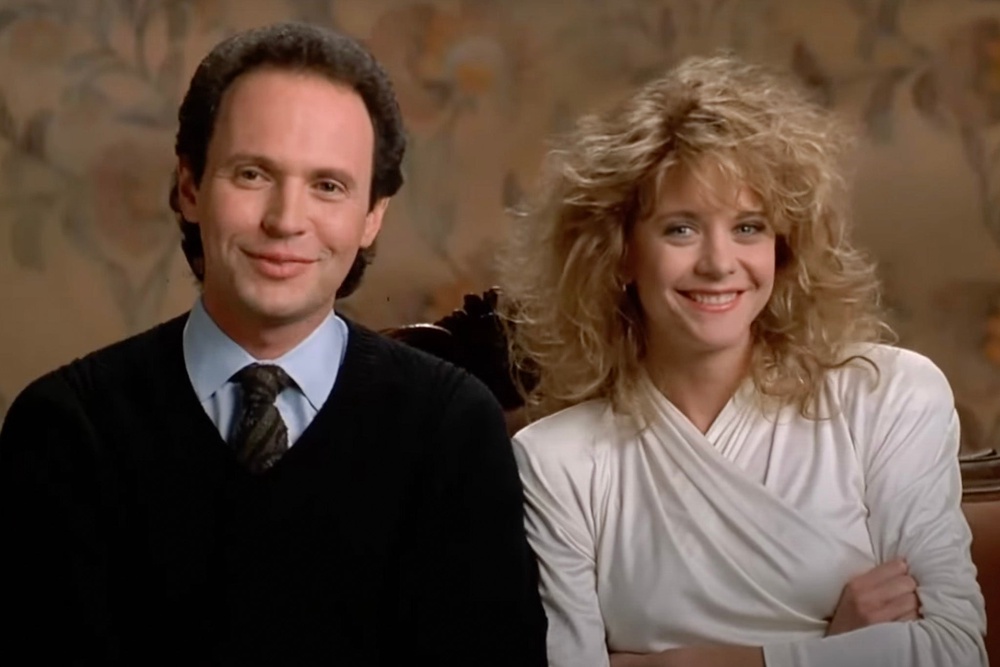 Billy Crystal and Meg Ryan played Sally Albright and Harry Burns  in Rob Reiner’s 1989 movie ‘When Harry Met Sally’ (Columbia Pictures)