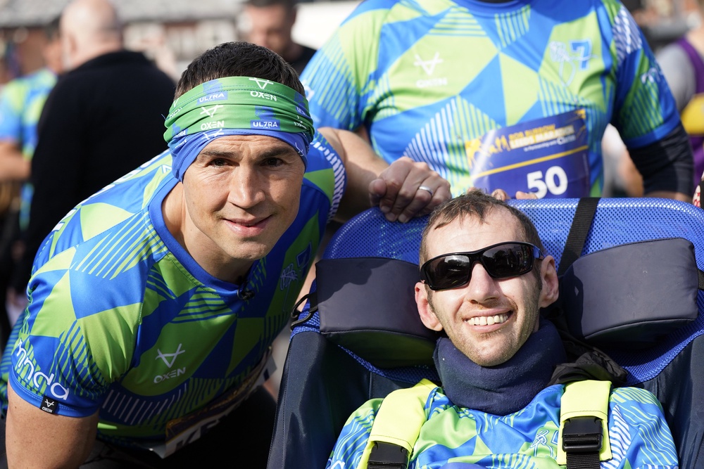 Kevin Sinfield, left, and Rob Burrow, pictured in 2023, campaigned to raise millions of pounds and raise awareness of MND (Danny Lawson/PA)