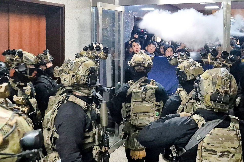 Image from: South Korea president Yoon Suk Yeol faces impeachment vote over martial law as minister offers to resign: Live
