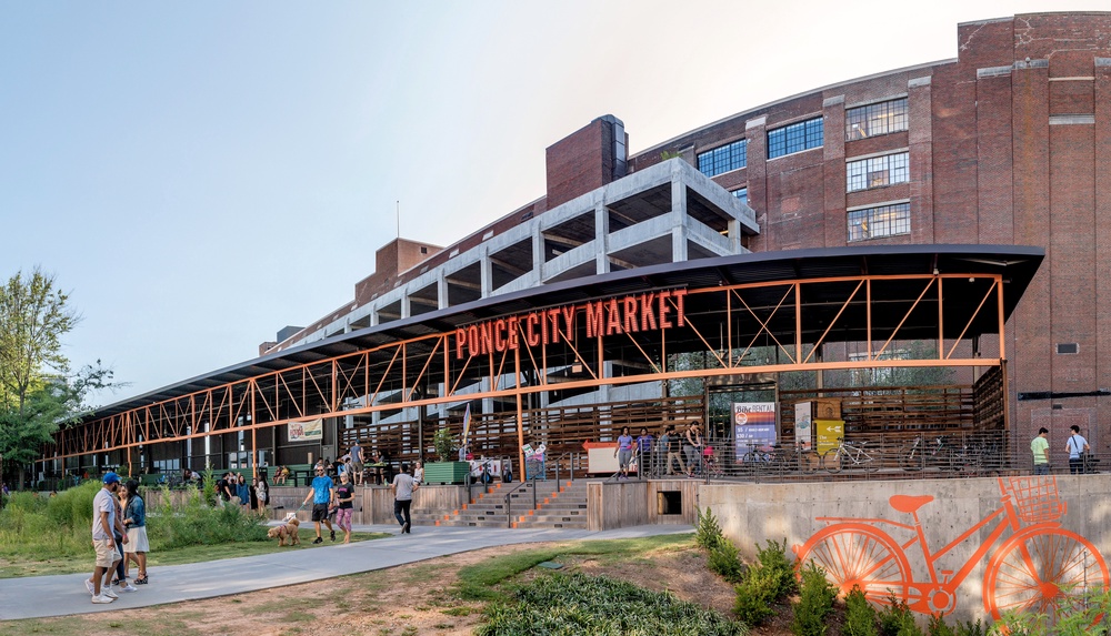 Ponce City Market is a popular gather spot, with restaurants, shops and food stalls (Gene Phillips | AtlantaP)