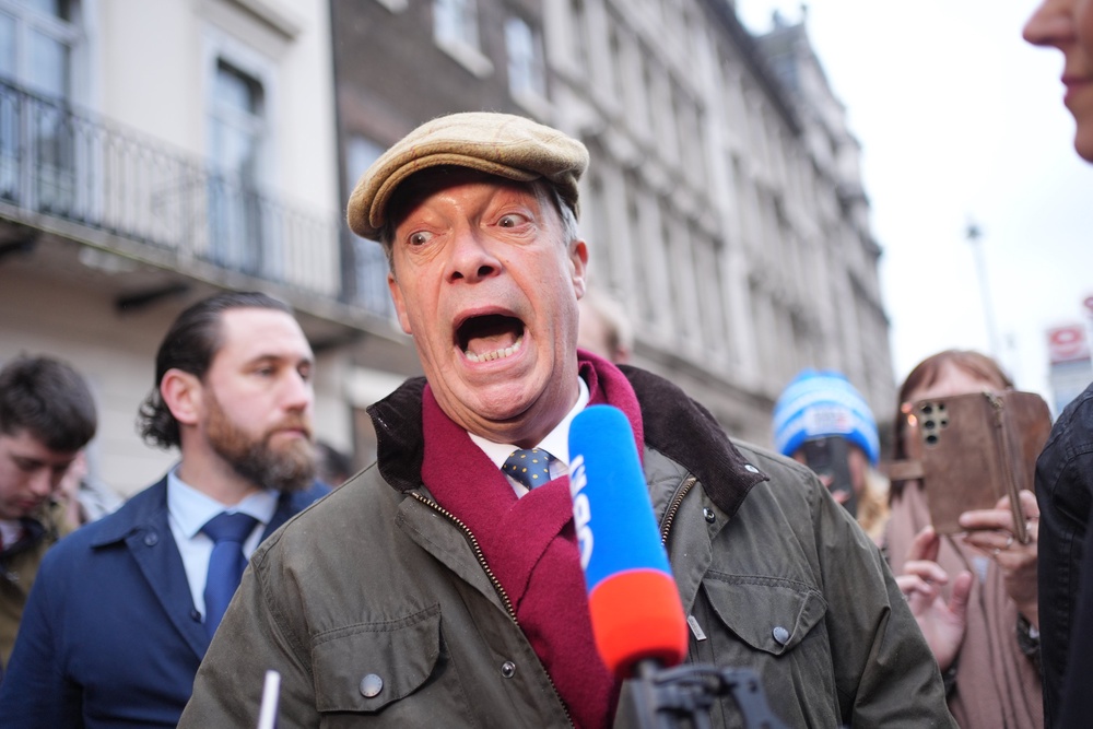 New poll suggests Nigel Farage’s Reform UK set to make 2025 a threeway