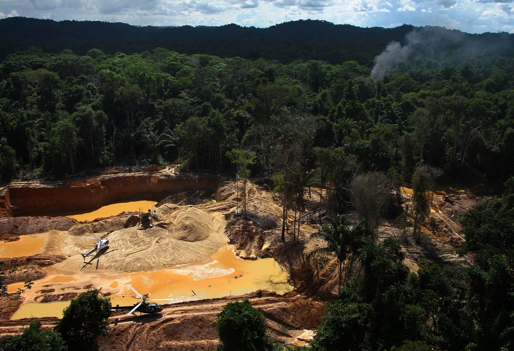 In 2023, Brazilian authorities launched a major crackdown on illegal gold mining in the Yanomami Indigenous territory in Roraima state, along the border with Venezuela, after a surge led to a humanitarian and health crisis (Associated Press)