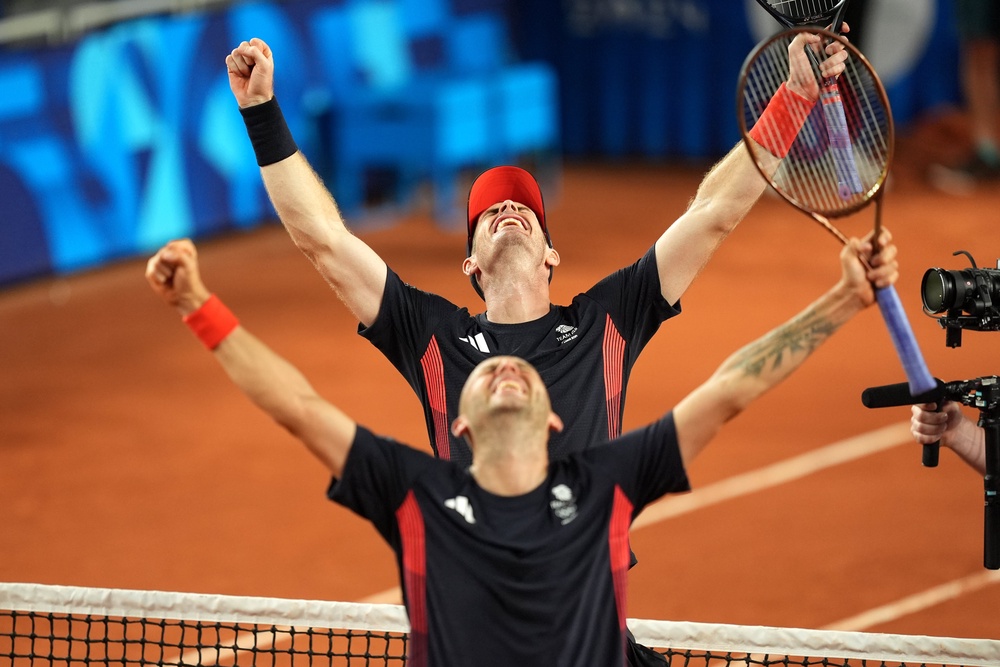 Andy Murray and Dan Evans reached the quarter-finals at the Paris Olympics in the Scot’s final tournament (PA Wire)