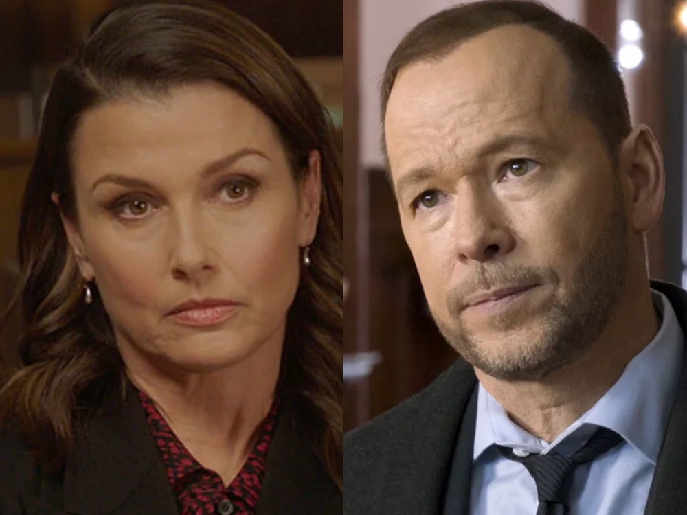 Bridget Moynahan (left) and Donnie Wahlberg (left) starred as the adult children of Frank Reagan (CBS)