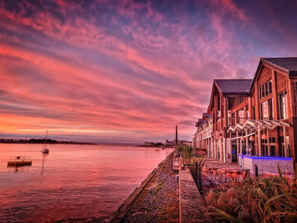 Watch incredible sunsets over the estuary after a soothing massage (The Quay Hotel)