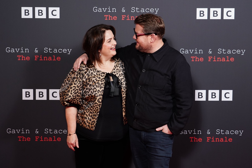 Jones and Corden, creators of ‘Gavin & Stacey’ (Ian West/PA Wire)