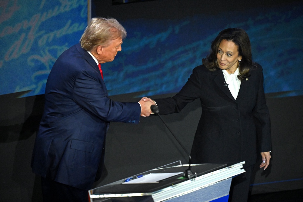 Harris said she had ‘not made a decision’ on whether to run for the White House again after losing to Donald Trump in 2024 (AFP/Getty)