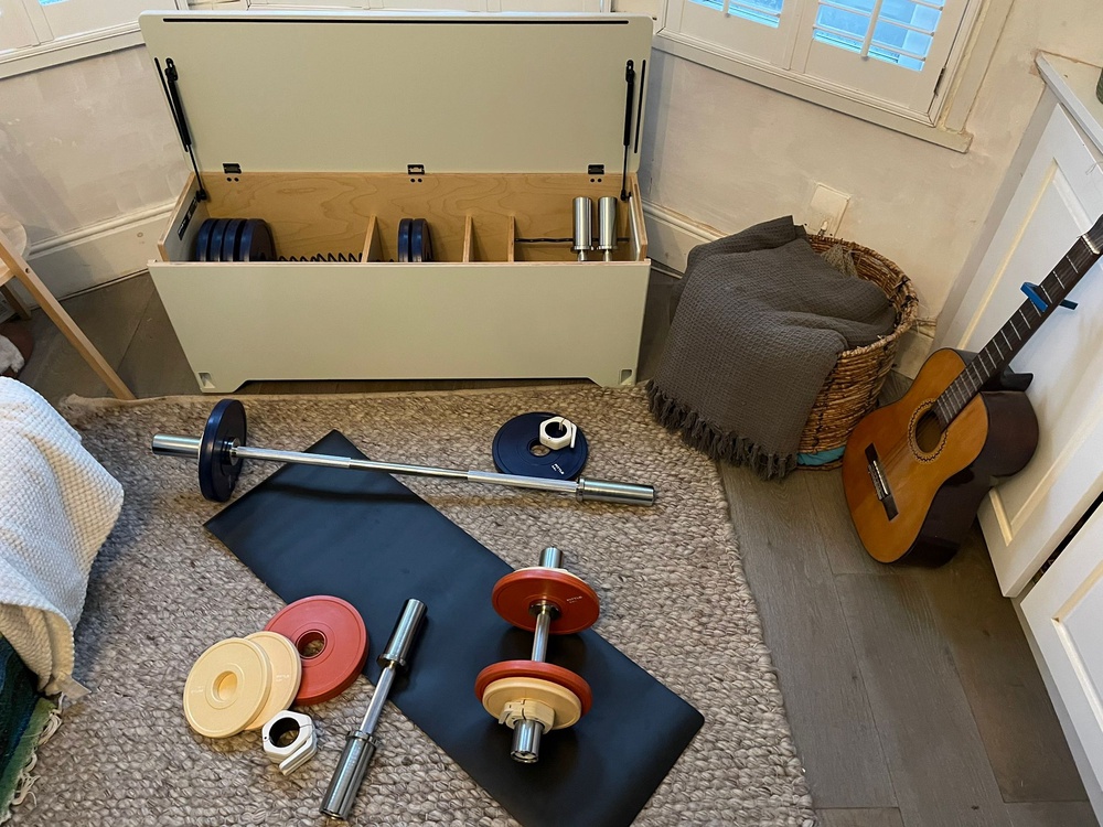 I was able to use the Fittle Box for a wide range of workouts (Harry Bullmore / The Independent)