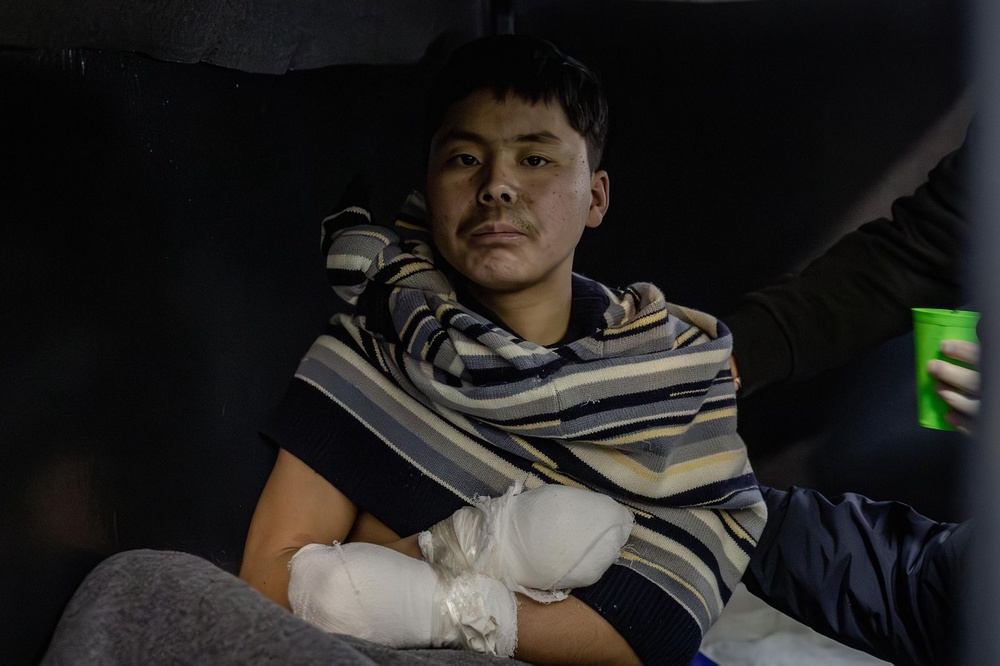 A North Korean prisoner of war (@ZelenskyyUa/X)