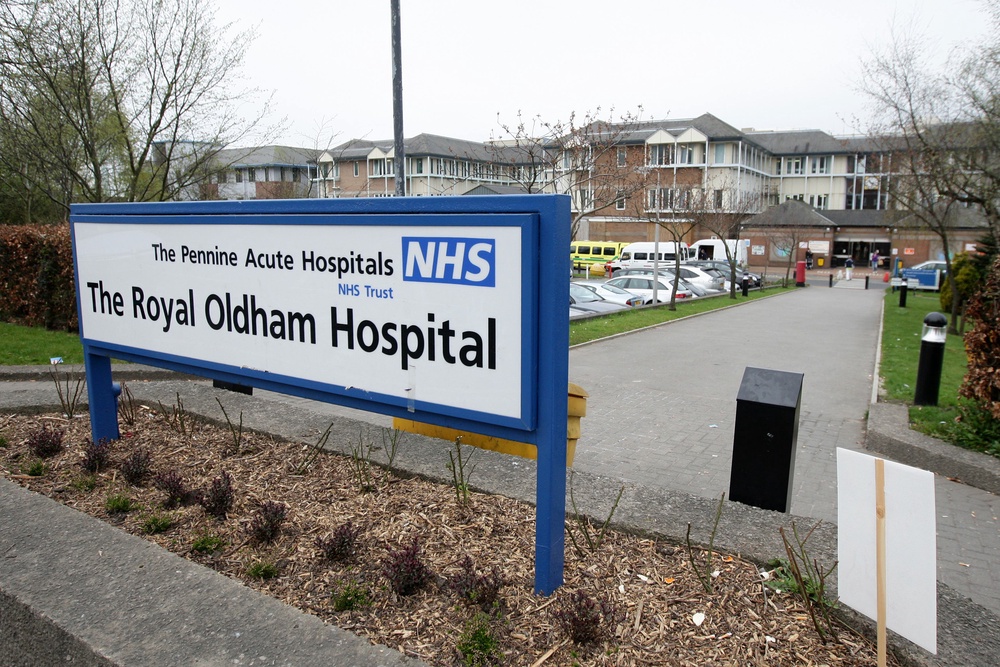 Oldham Royal Hospital is another of the trust’s four hospitals affected (PA Archive)
