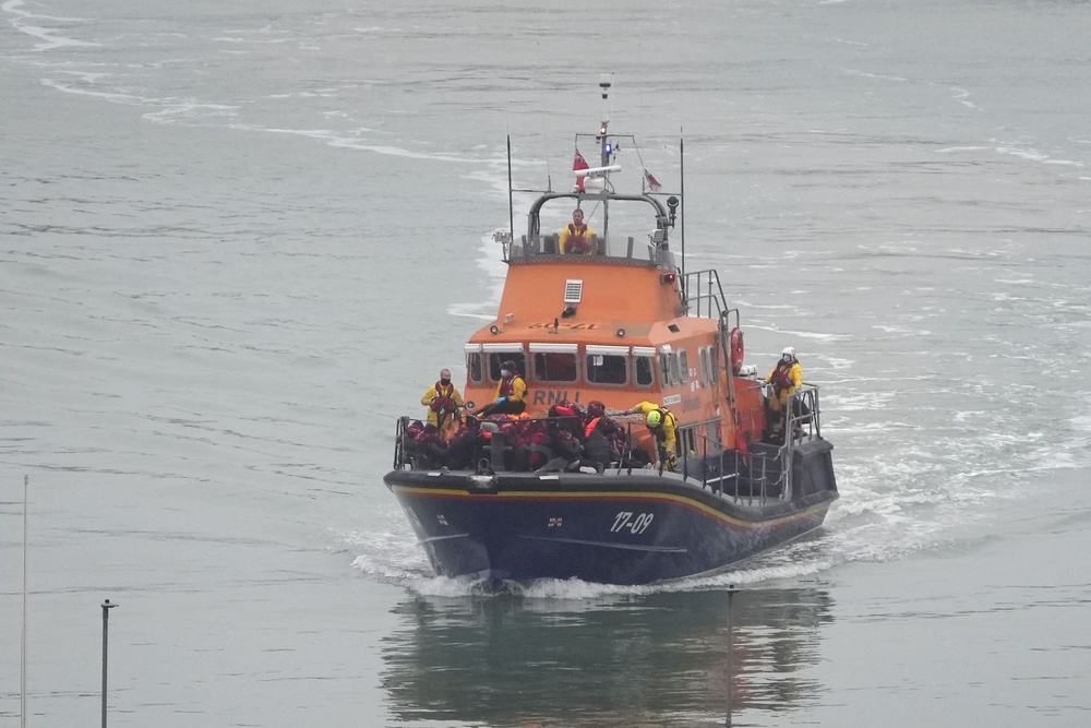 Nearly 100 migrants rescued as more than 600 people cross Channel this year
