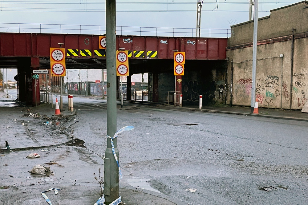 Man charged after bus hit railway bridge