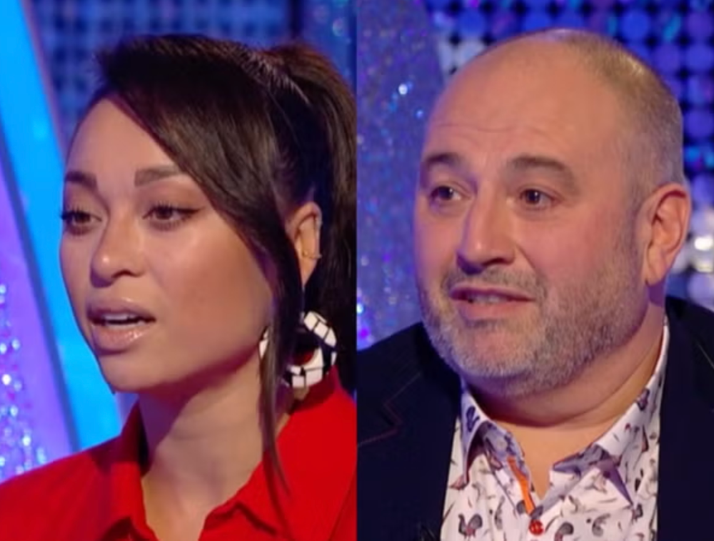 Katya Jones and Wynne Evans’s time on ‘Strictly’ was mired in controversy (BBC)